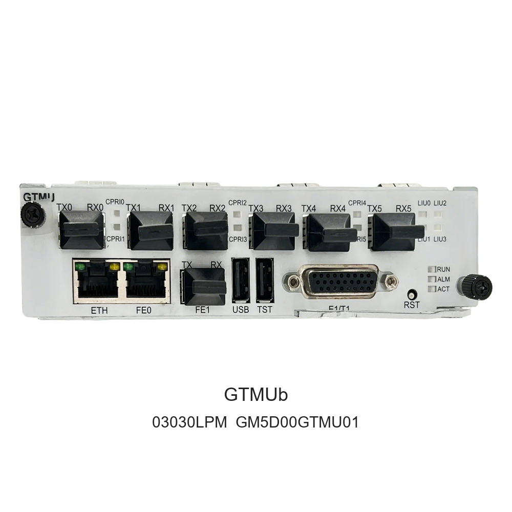GTMUb telecom equipment board front view
